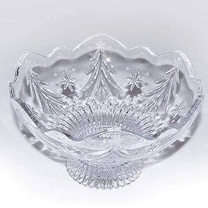 Crystal Christmas night bowl
